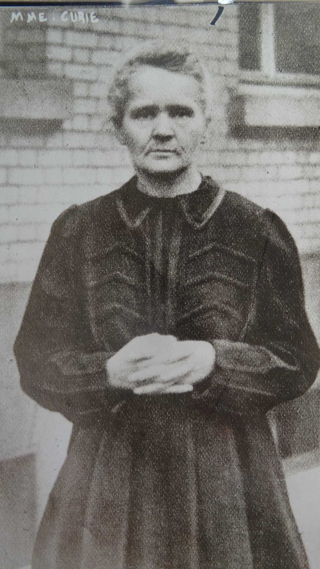 Oryginalna fotografia dziennikarska Maria Skłodowska  Curie