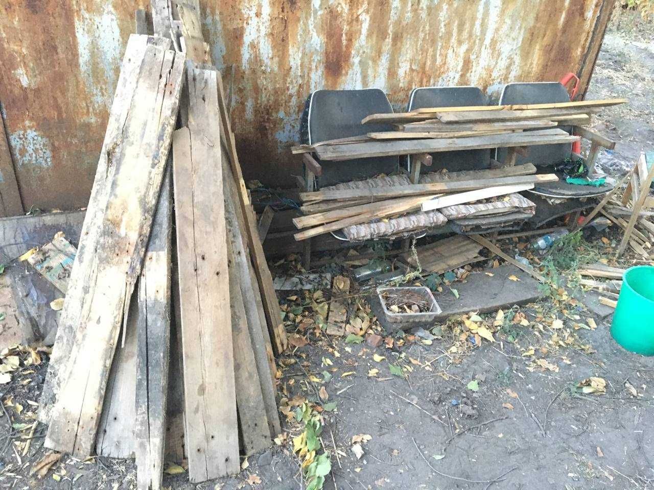 Доски и кубики от поддонов