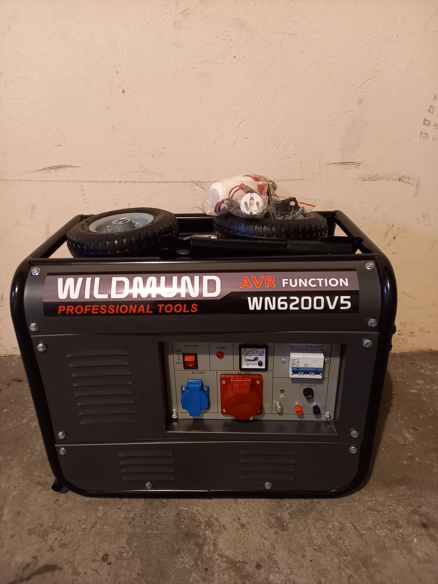 Agregat prądotwórczy 7,3 kw WILDMUND WN6200V5