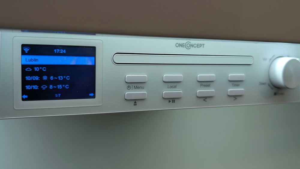 Radio internetowe kuchenne OneConcept StreamoChef