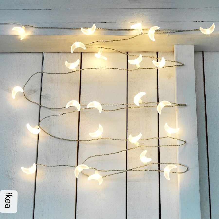 Lampki led (na prąd) księżyce. Do użytku na zewnątrz/do wewnątrz.