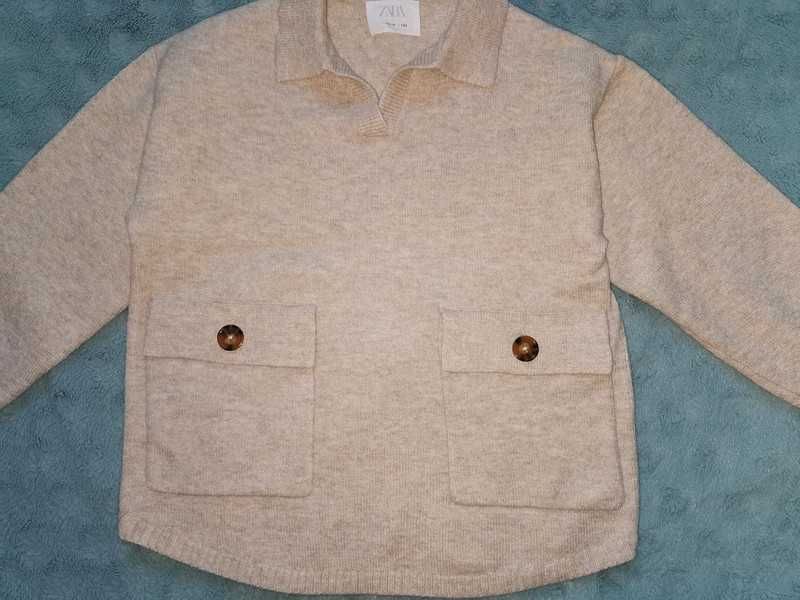 Sweter z kieszeniami ZARA