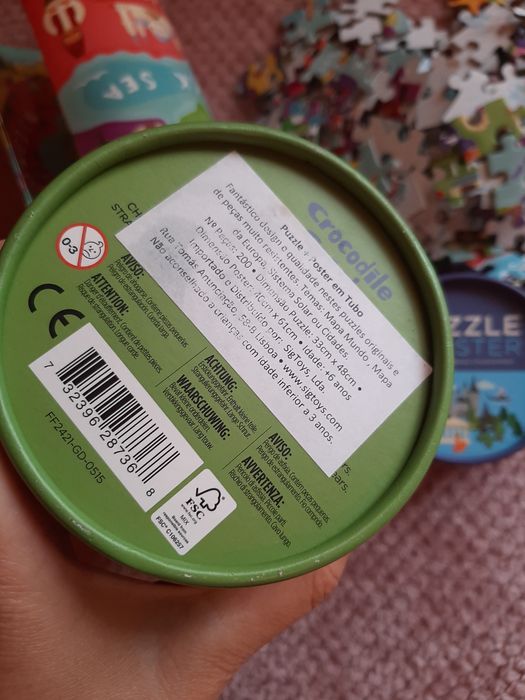 Puzzle+Poster Europa Crocodile Creek