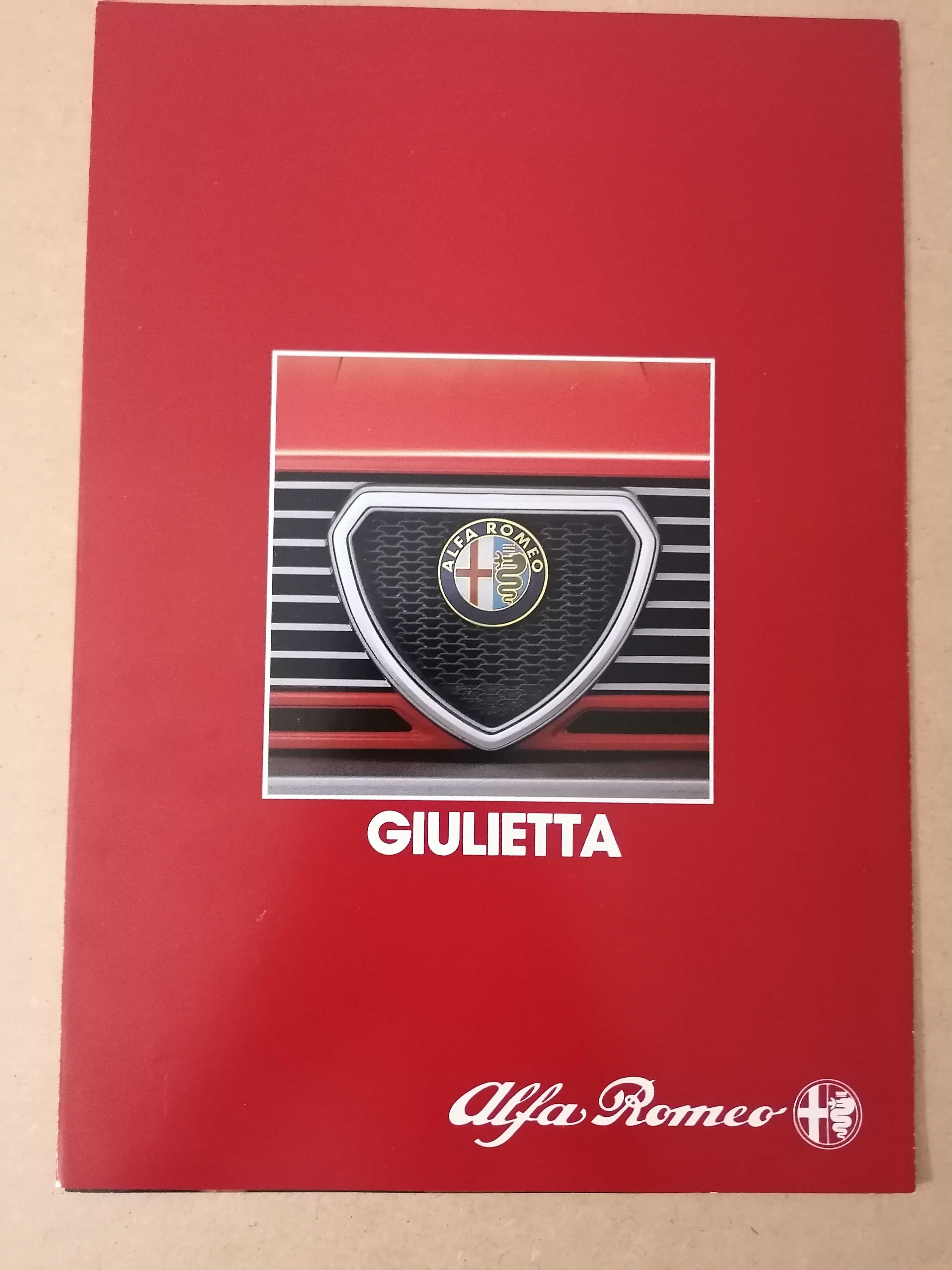 Prospekt Alfa Romeo Giulietta