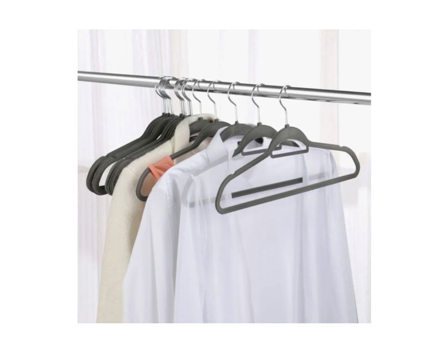 Wieszak na ubrania ZESTAW wysoka jakość obrotowy haczyk 10+10 GRATIS