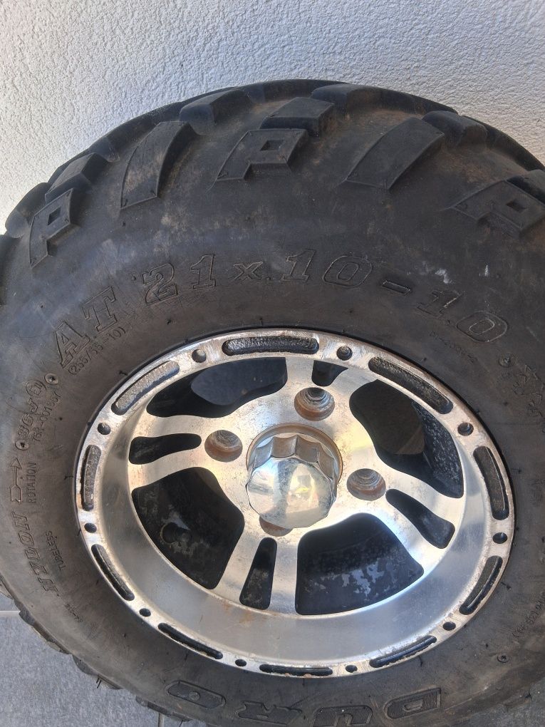 Jantes em alumínio moto 4 em AT 21x10-10 /AT 22x10-10
