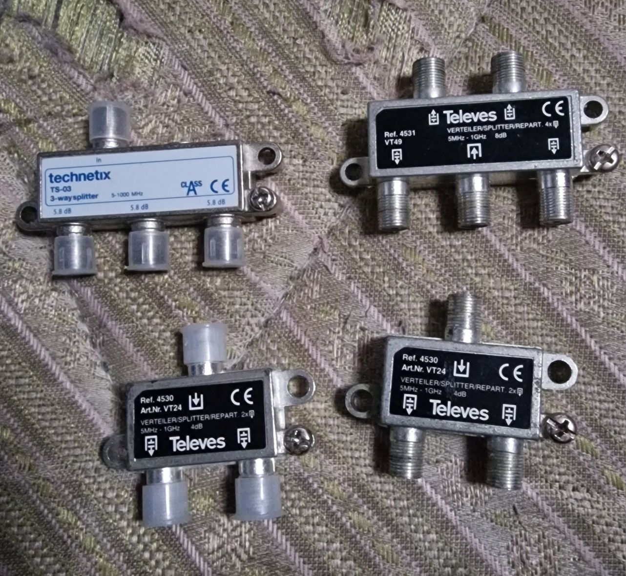 4 Spliters TV e Net