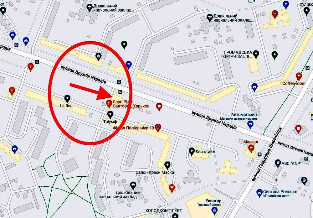 Павільйон по вул.Дружби Народів Харків оренда