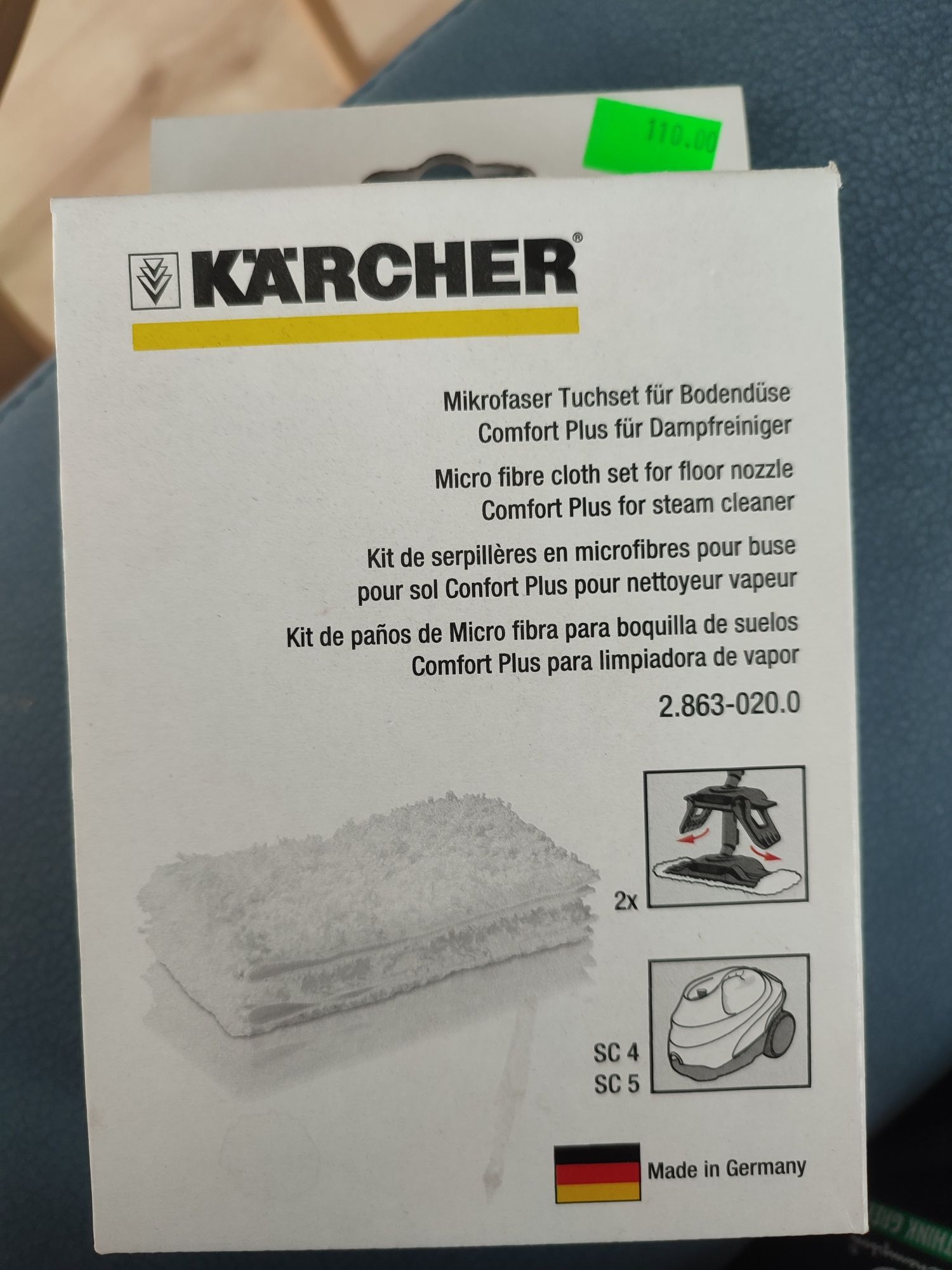 Mikrofibra do parownicy Karcher SC 4, SC5