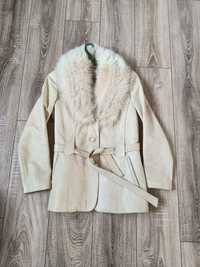 Płaszcz kurtka skóra nat rozmiar 38 firmy kambex