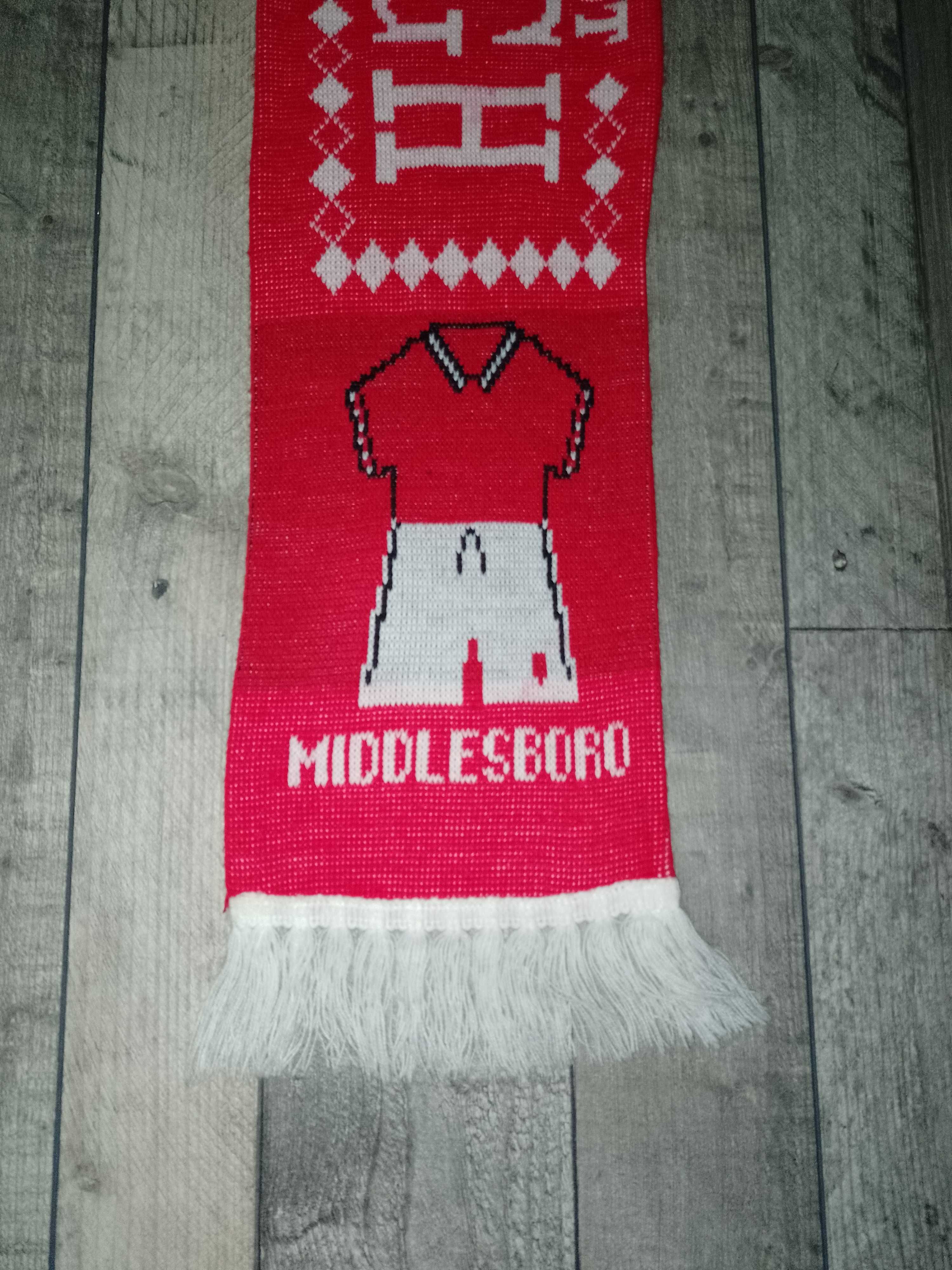 Szalik piłkarski kibica Middlesbrough obustronny