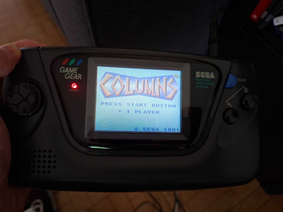 Consola Portátil Sega Game Gear + Columns + Transformador 100%Funciona