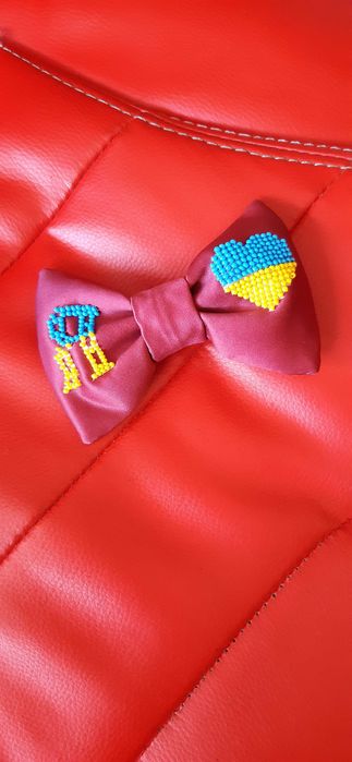 Шкільна краватка метелик червона / бабочка красная