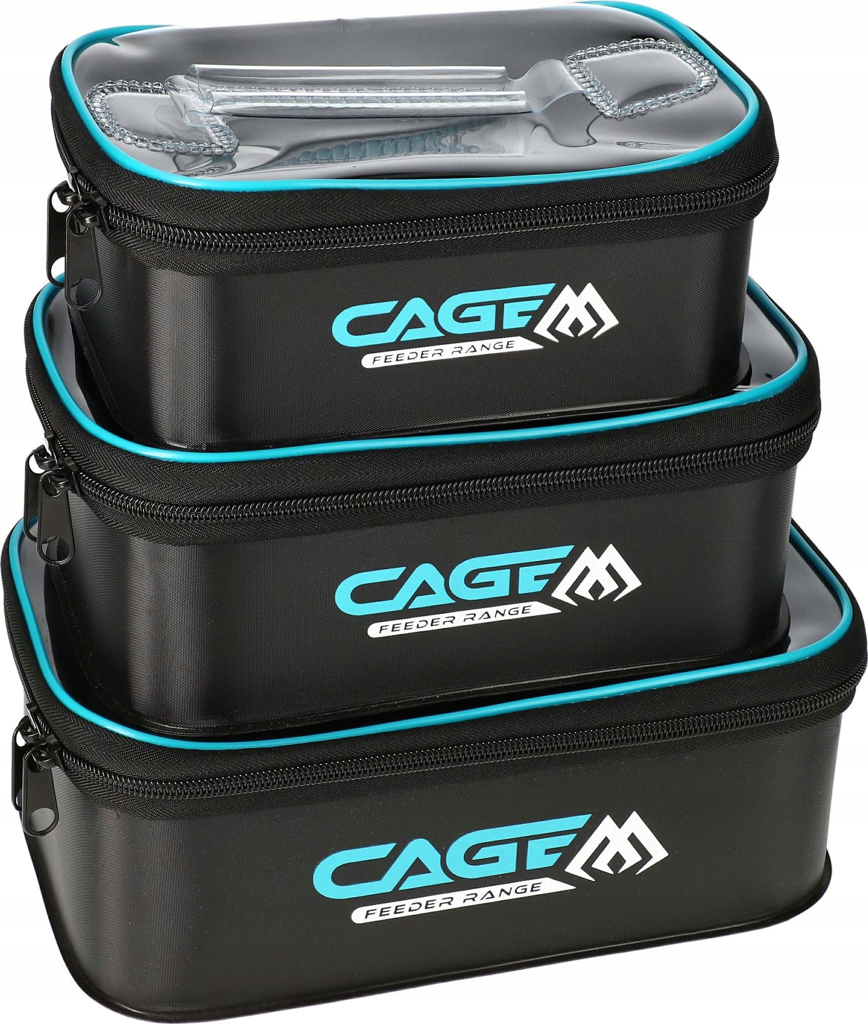 Pojemniki wędkarskie EVA CAGE ACC BOX SYSTEM Mikado zestaw