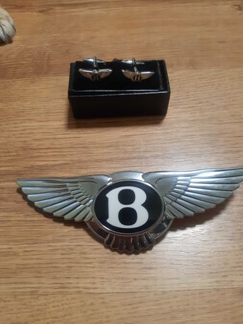 Spinki do mankietów Bentley, emblemat klapy org gratis