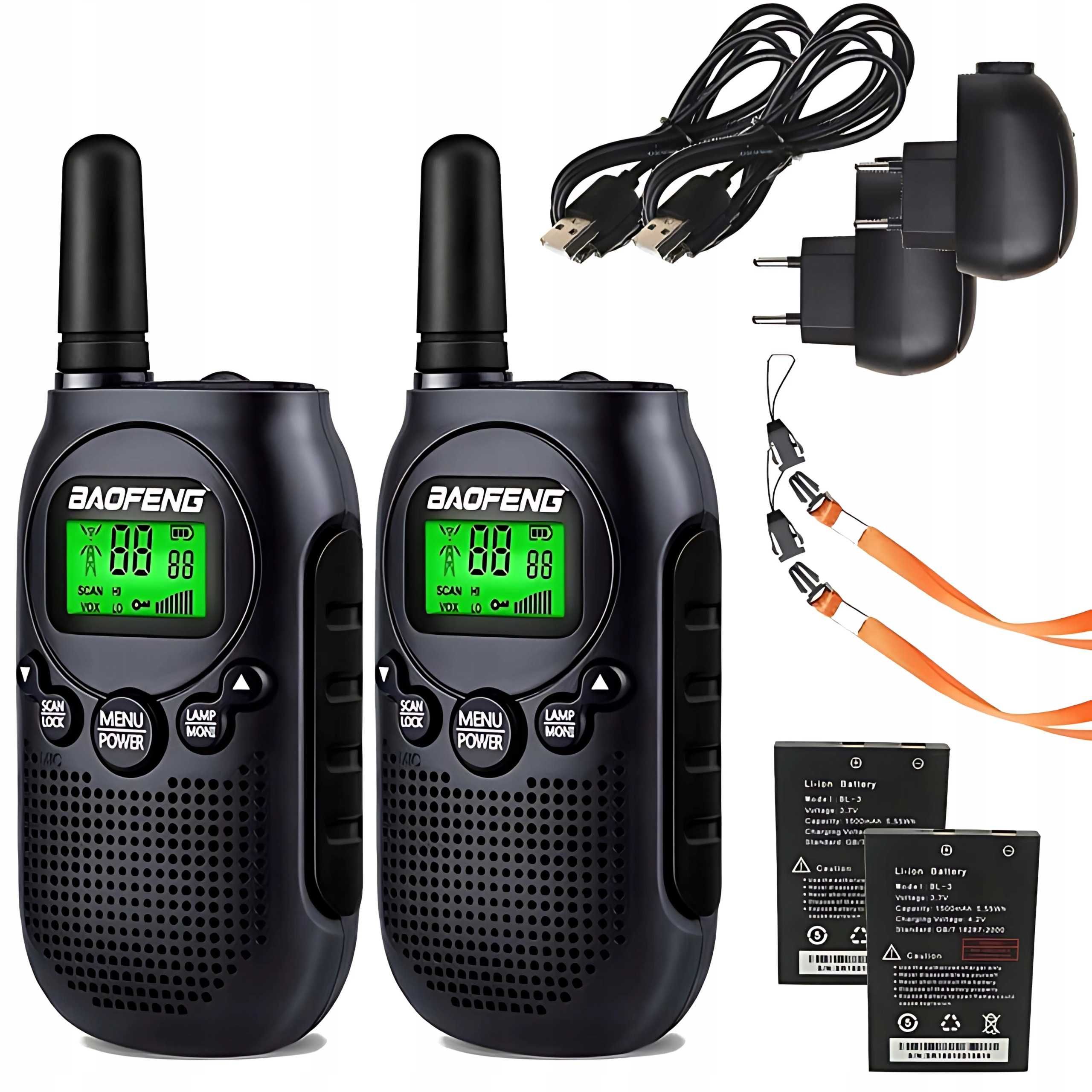 WALKIE TALKIE dla dzieci Krótkofalówka łoki toki ZESTAW - OKAZJA