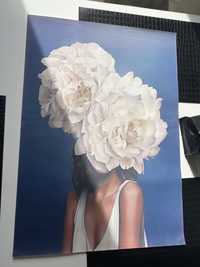 Plakat Kobieta kwiat, 50x70cm