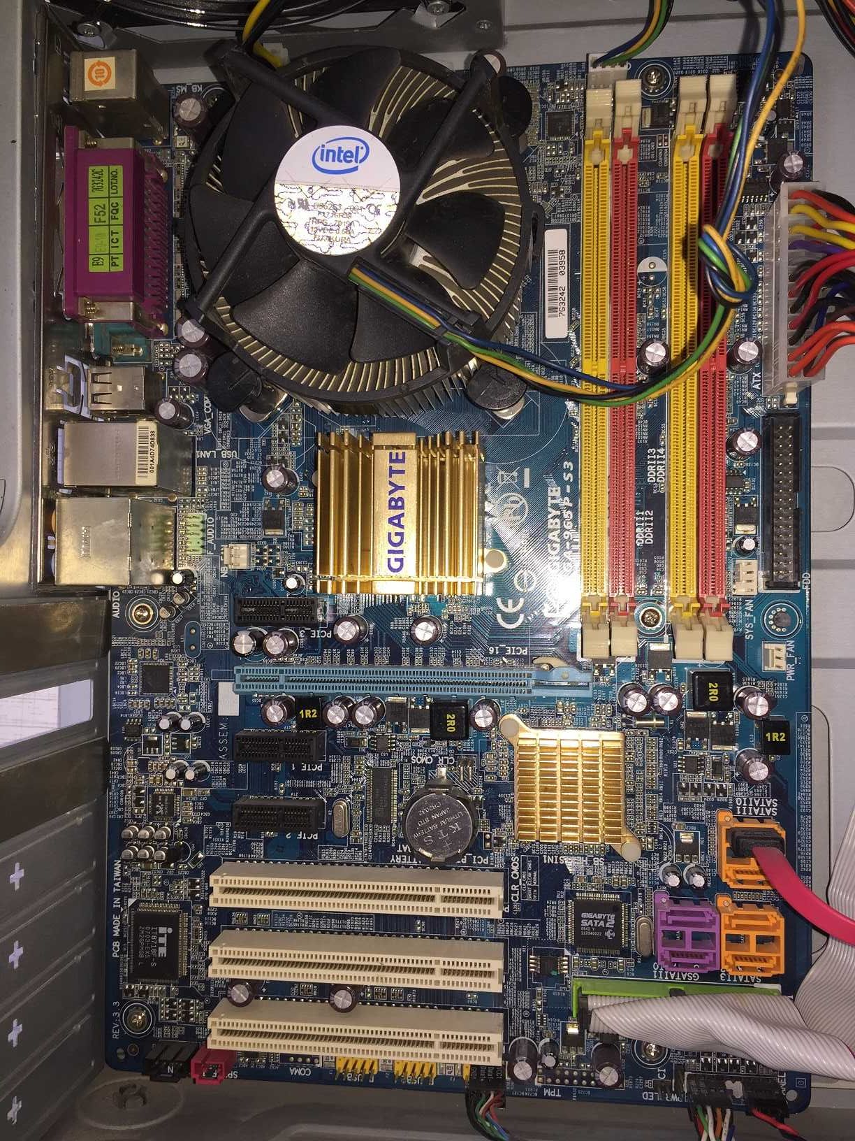 Gigabyte GA-965P-S3  (+ с процессором и системой охлаждения)
