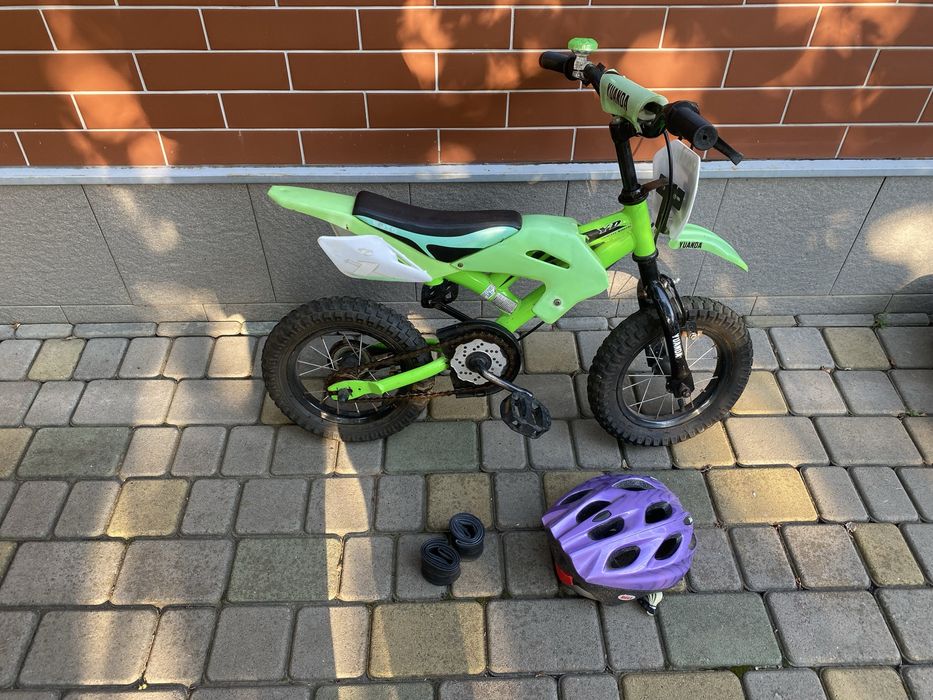 Детский велосипед мотобайк 4-8лет