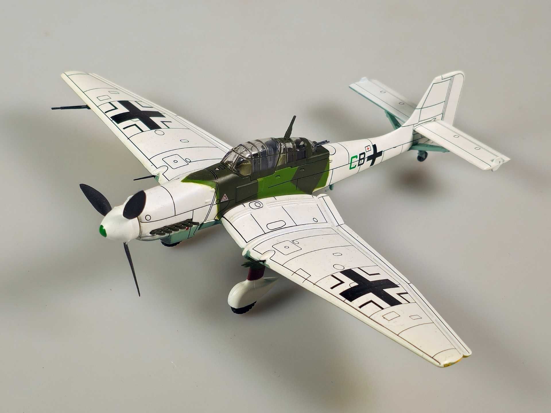 Model 1:72 Junkers JU 87 G-1 Stuka Samoloty II w.ś. De Agostini