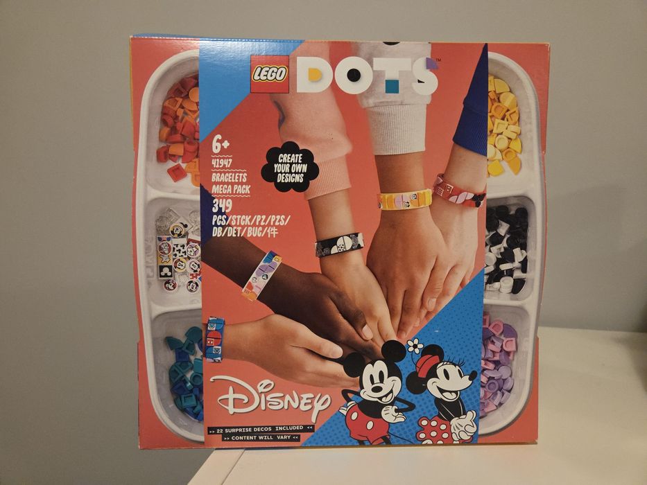 LEGO 41947 DOTS - Miki i przyjaciele - mega zestaw bransoletek