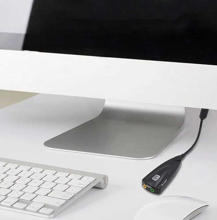 Karta dźwiękowa USB 7.1 PC laptop muzyczna na kablu * Wejherowo