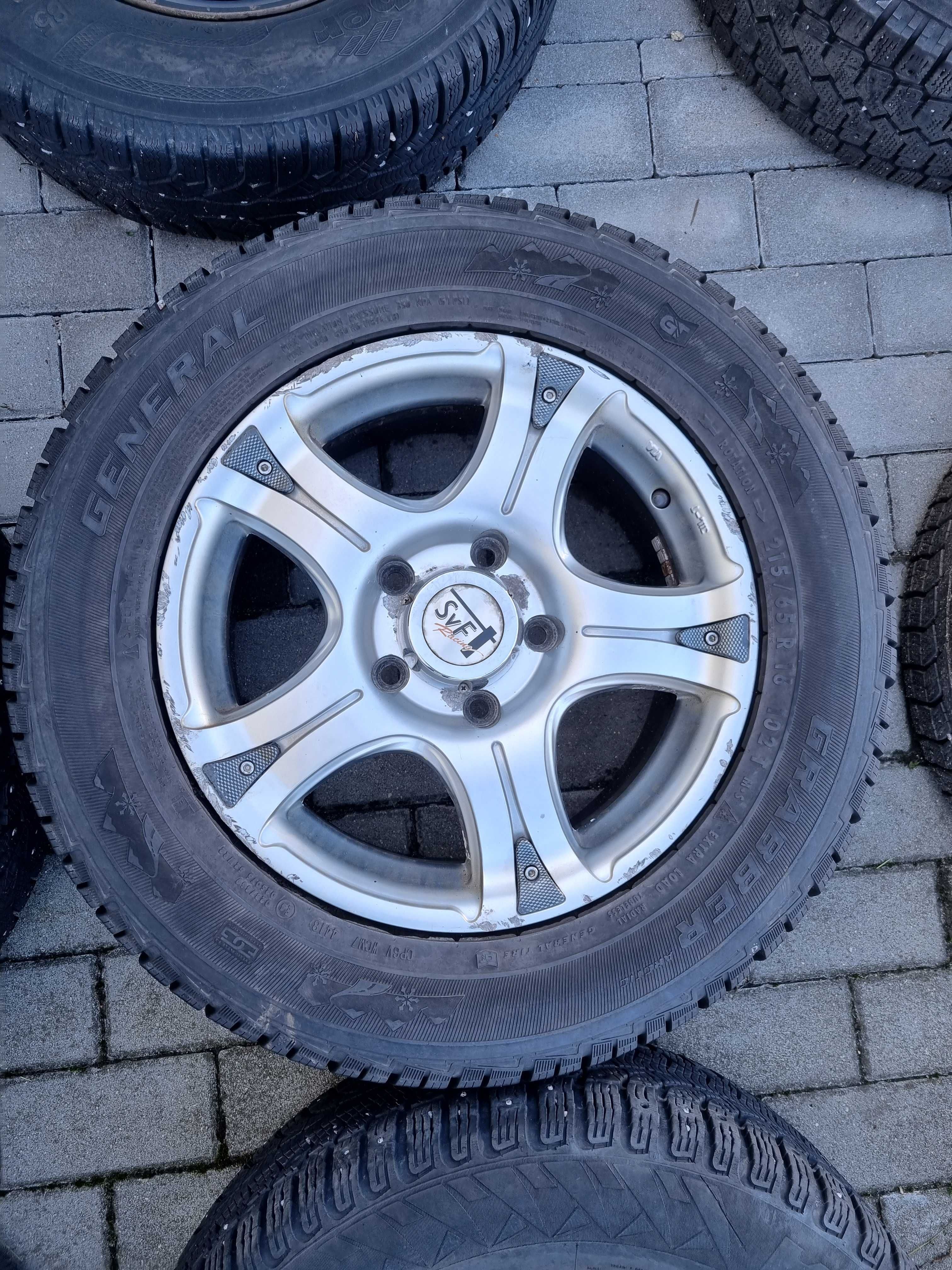 Koła opony zimowe 215/65 R16 5x127 Chrysler Grand Voyager K16