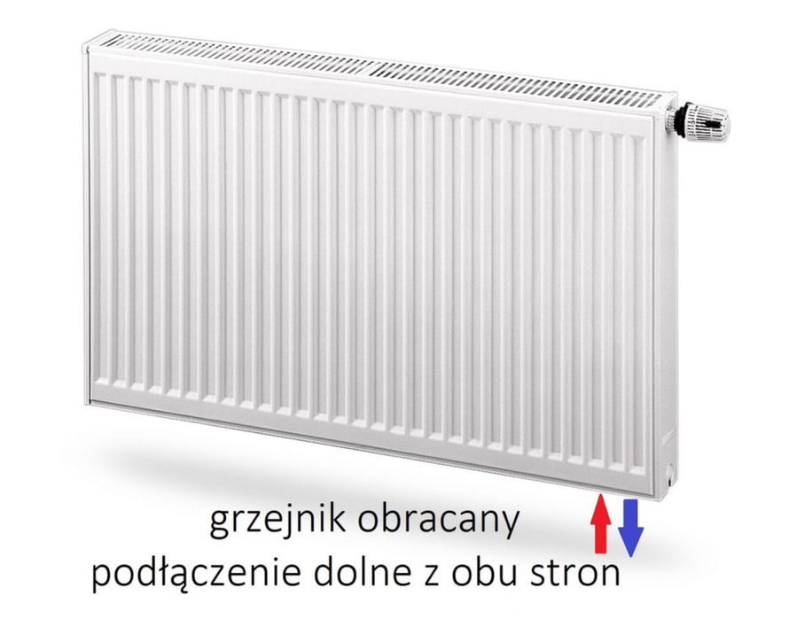 Grzejnik płytowy stalowy Purmo Typ 22 600X1000 DOLNY UNIWERSALNY