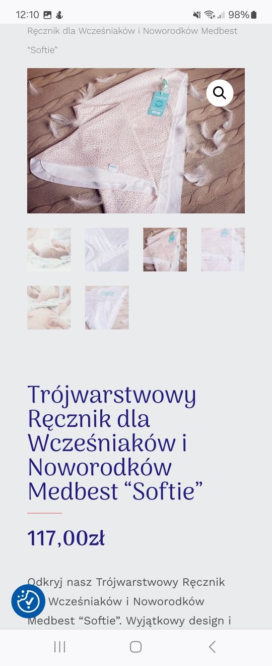 Ręczniki dla noworodka