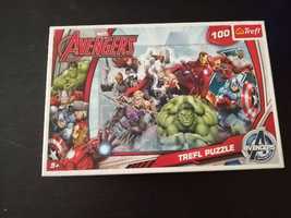 puzzle marvel avengers 100 peças + 5 anos