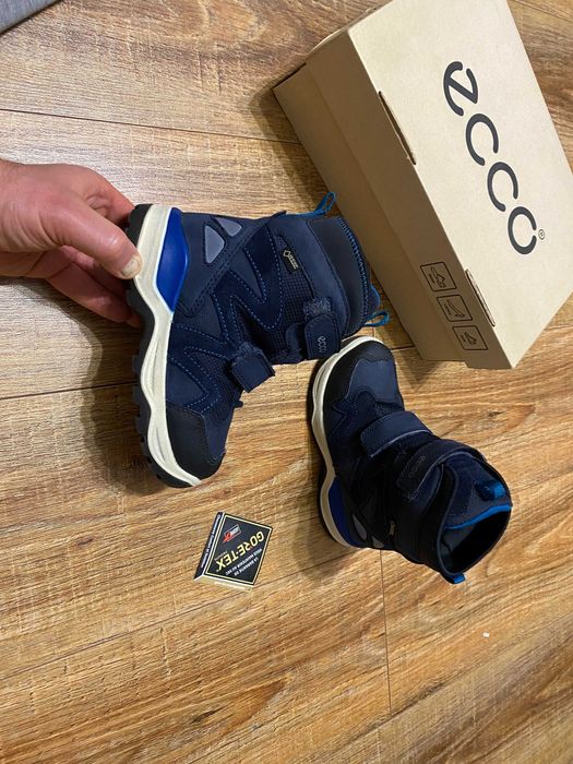Ecco Gore-Tex ботинки зимние термо сапожки черевики детские ECCO р.28