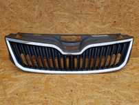 SKODA RAPID 12- ATRAPA GRILL KRATKA ZDERZAKA PRZEDNIEGO CHROM 5JA853668