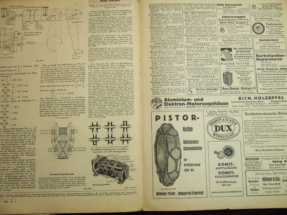 Wojenna Gazeta Kierowców  NKZ nr5 1943r