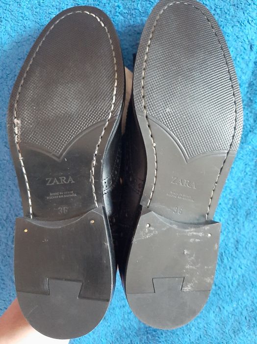 Фирменные новые кожанные туфли ZARA 36р-р(Испания)