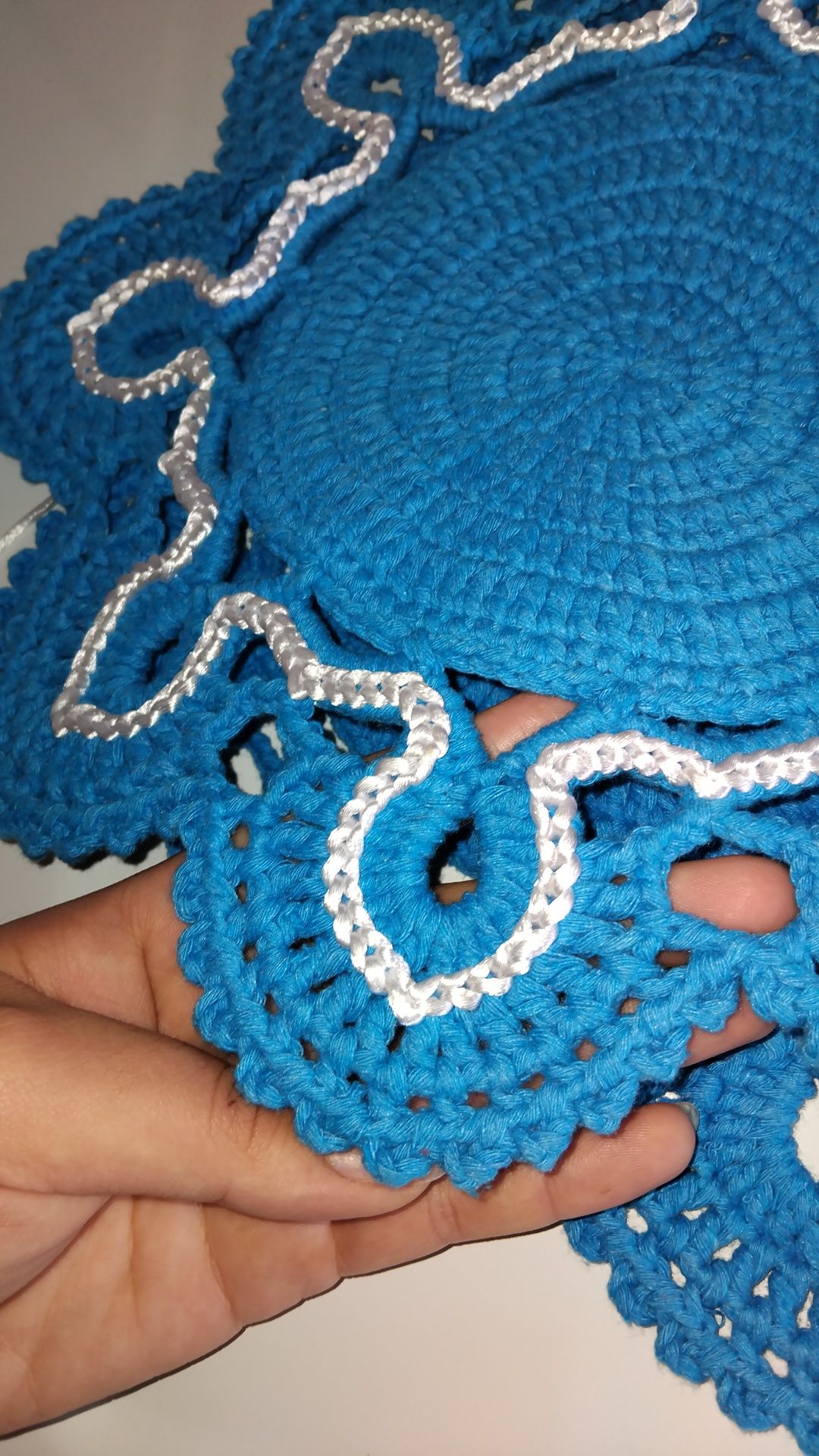Jogo americano 6 peças de crochet