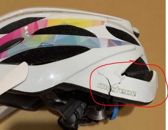 Kask rowerowy Meteor Shimmer rozmiar L (58-61 cm) kolor biały
