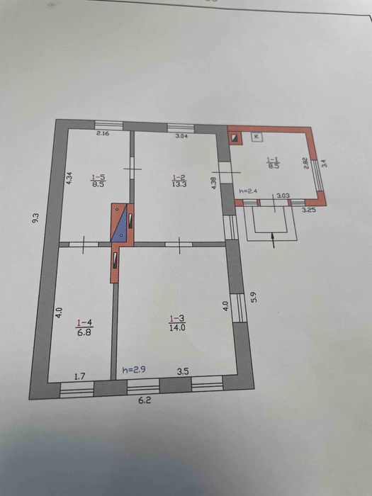 Продаю дом с удобствами в Центре, с.Губиниха, Самарский район