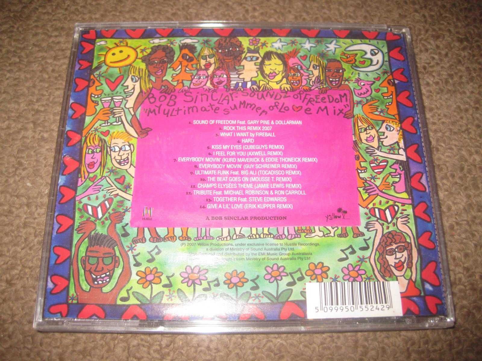 CD do Bob Sinclair "Soundz of Freedom" Portes Grátis!