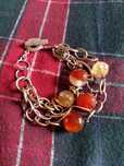 Pulseira em prata R&D com bolas cristal texturizado
