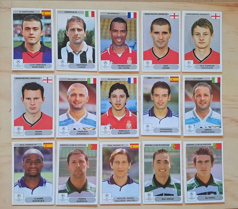 Lote de cromos Futebol da Panini