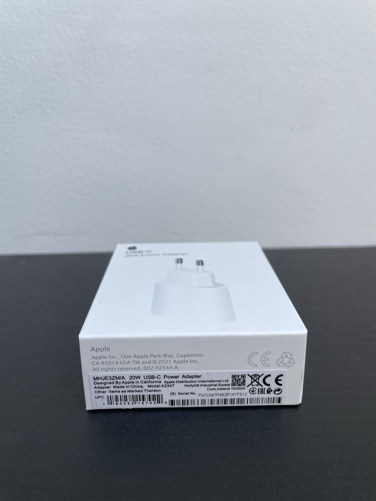 Adapter kostka łafowarka typ C 20 W Apple iPhone