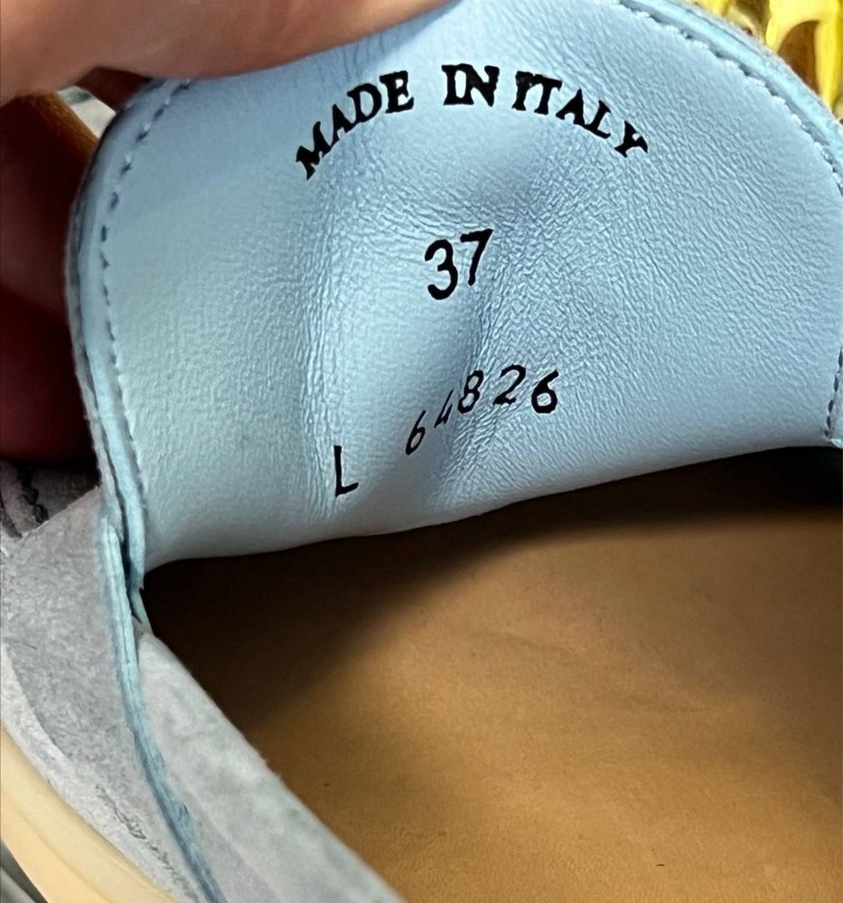 Блакитні лофери Loro Piana Summer Walk lux 1:1 беж лоферы LP Lux 1:1