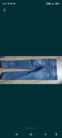 Spodnie dla dziewczynki jeansy