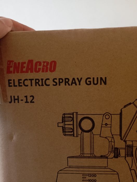 NOWY Elektryczny Pistolet Natryskowy ENEACRO JH-12 - Malowanie Bez Wys