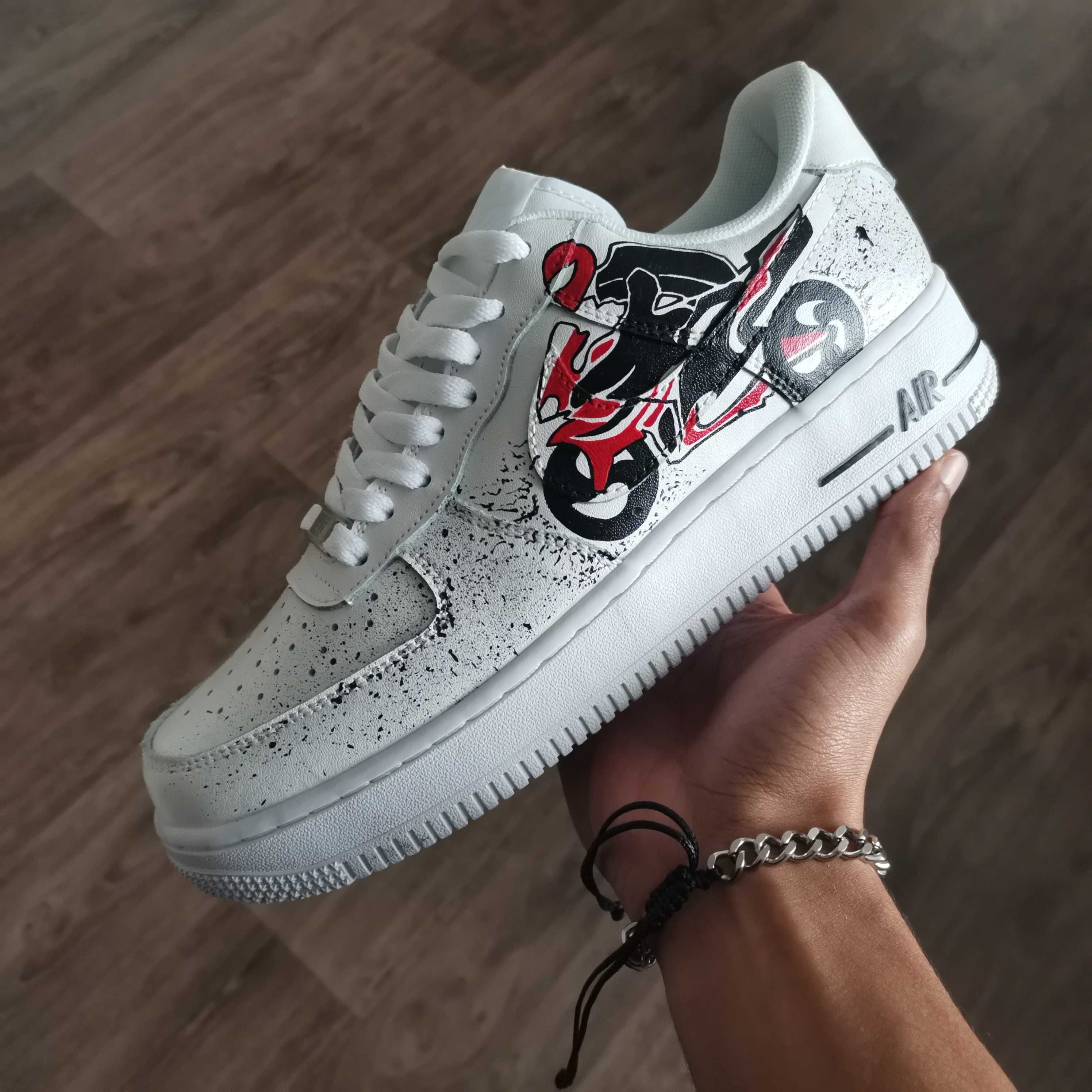 CUSTOM buty Nike air force 1 /air jordan 1