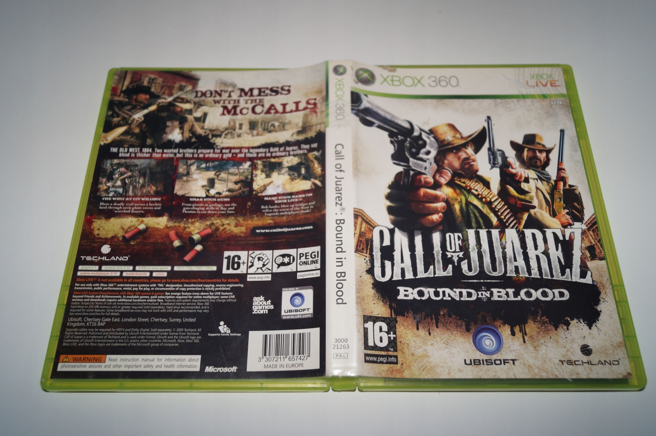 Call Of Juarez Bound In Blood Microsoft Xbox 360