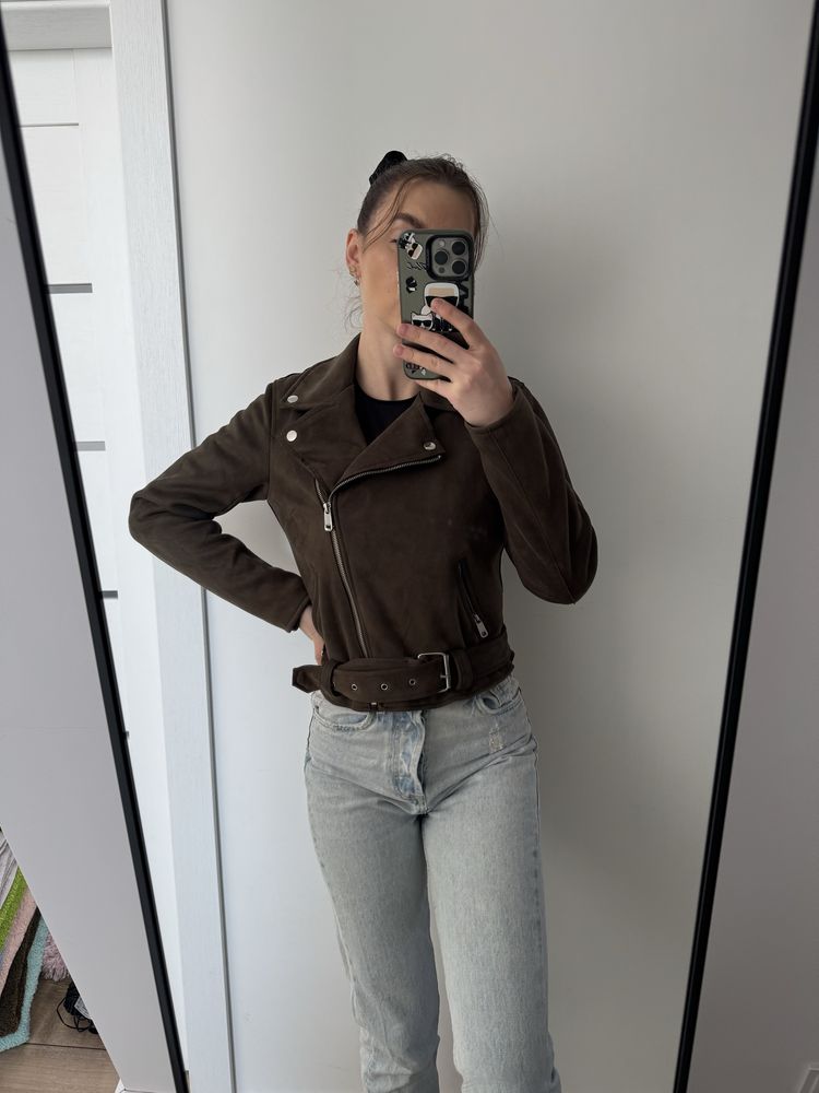 Kurtka ramoneska khaki New Look