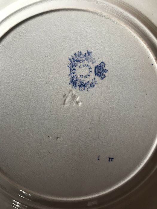 5 pratos rasos Copeland e uma tampa prato Copeland