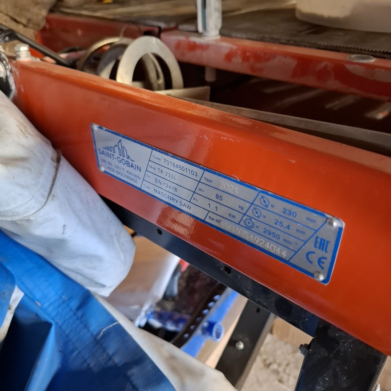 Przecinarka do plytek Norton Clipper TR232L