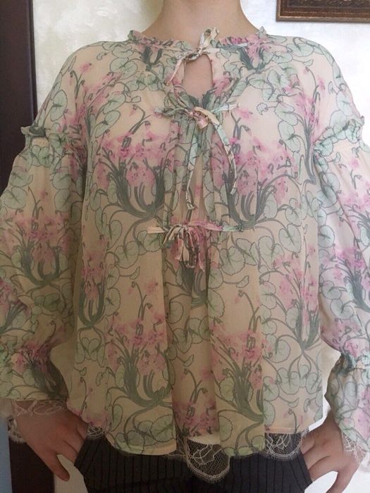 Шифоновая блуза туника Roberto Cavalli Angels, Италия, оригинал